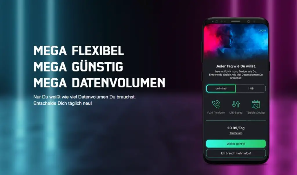 Freenet Funk täglich kündbar